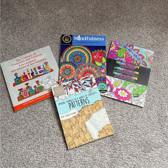 Other - Mindfulness Adult Colouring Book Collection Bundle